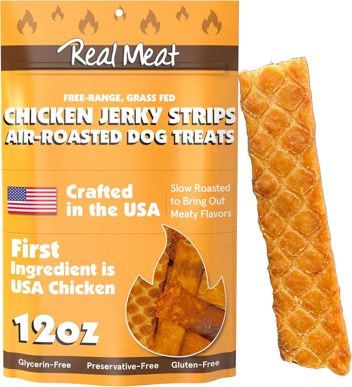 The Real Meat Company Roasted Chicken Jerky Dog Treats