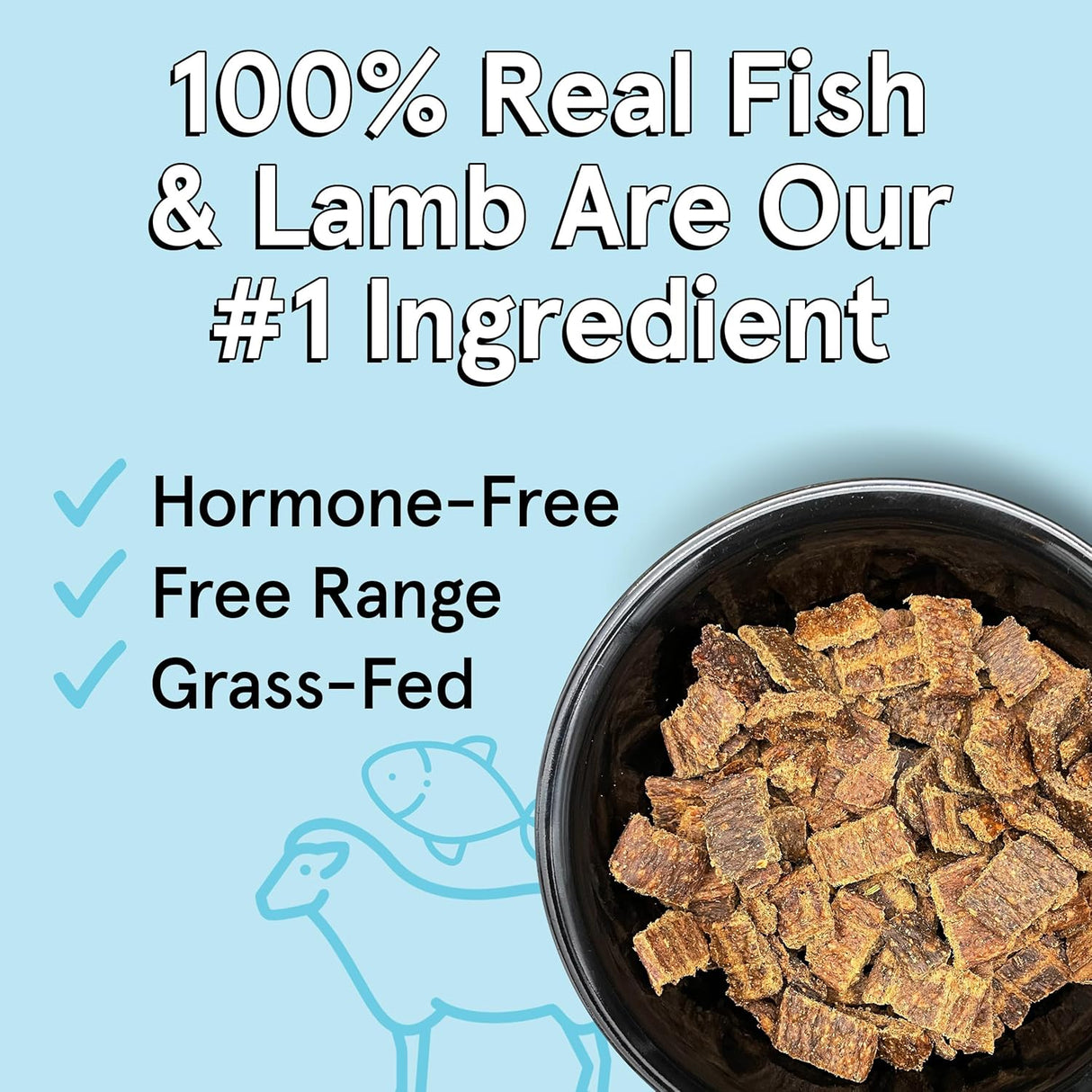 The Real Meat Company Lamb & Fish with Mussels Dehydrated Dog Food, 2lb