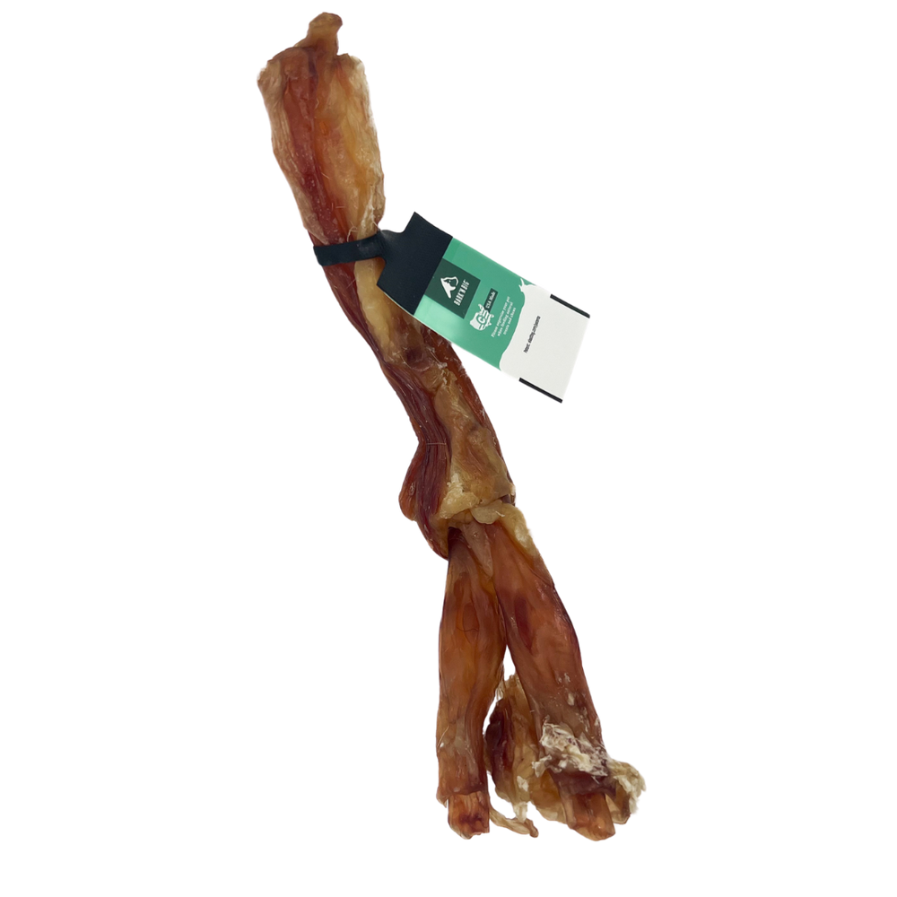 BarkNBig USA Beef Flexor Tendon Dog Treat. 7-9in