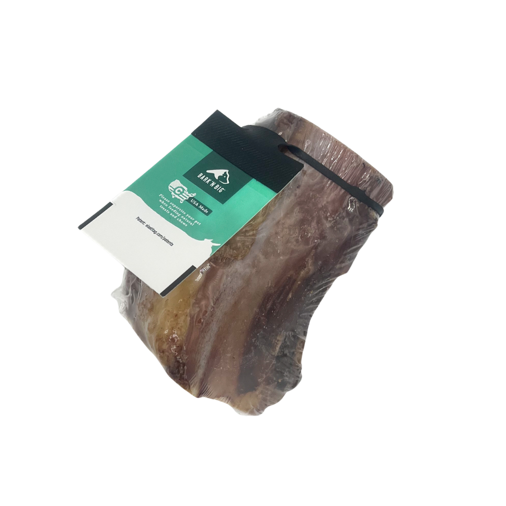 BarkNBig USA Beef Marrow Bone Dog Treat, 2-3in