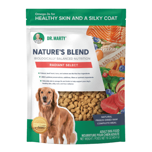 Dr Marty Nature's Blend Radiant Select Recipe Freeze Dried Dog Food