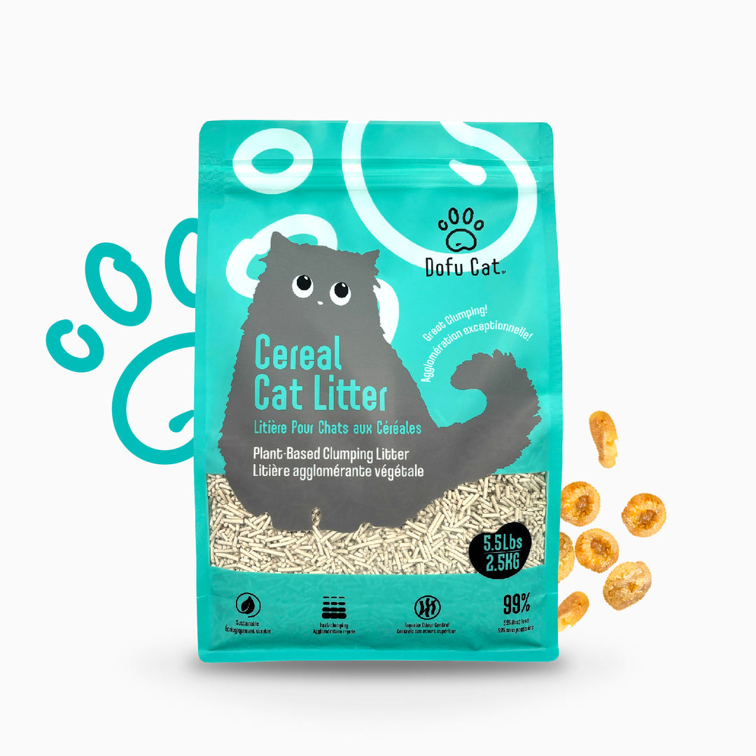 Dofu Cat Cereal Tofu Clumping Cat Litter, 5.5lb