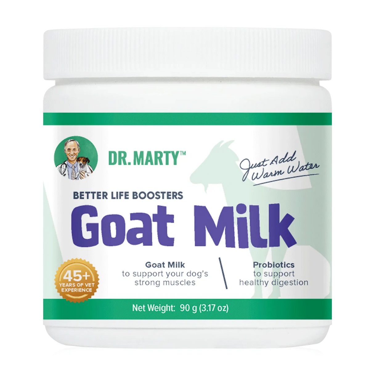 Container of Dr. Marty Better Life Boosters Goat Milk