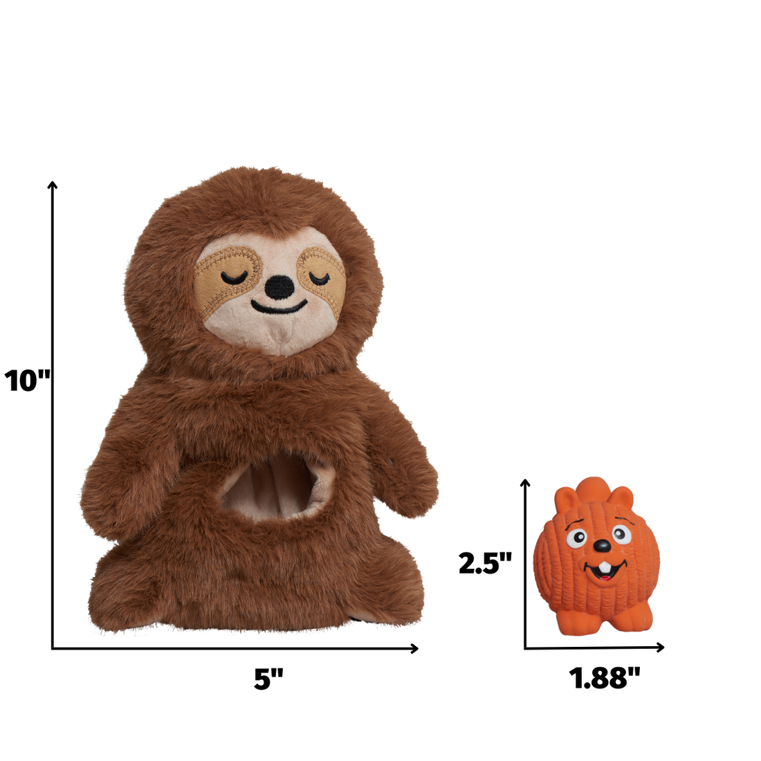 HuggleHounds HuggleSnuffles Snuggle & Zoom Durable Squeaky Interactive Dog Toy