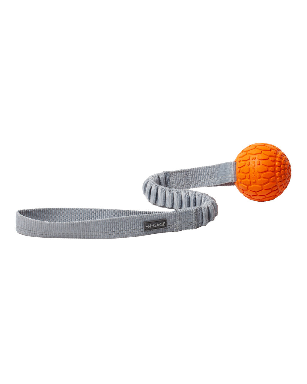 N GAGE Hydro Bungee Handler Interactive Rubber Dog Toy, Orange