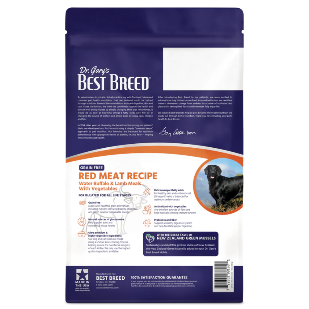 Dr Gary's Best Breed Grain-Free Red Meat Recipe Dry Dog Food
