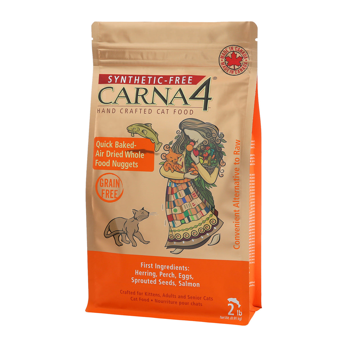 Carna4 Synthetic Free Fish Dry Cat Food