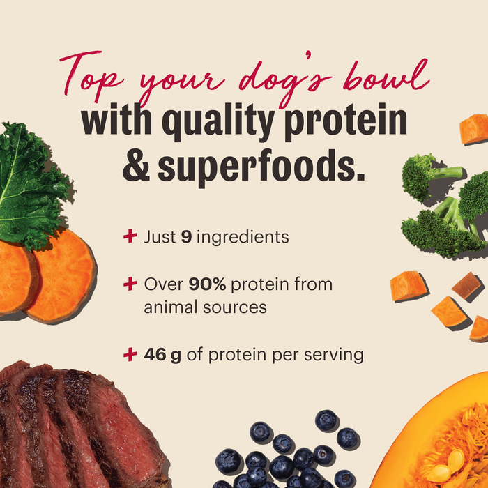 The Honest Kitchen Protein Plus+ Beef with Superfoods Food Topper For Dogs, 12oz