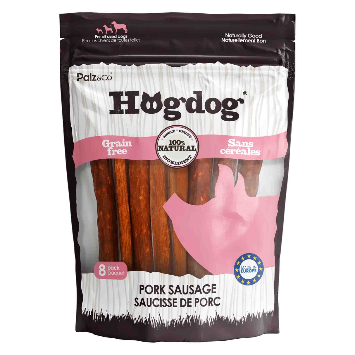 Palz&Co Hogdog Pork Sausage Dog Treats
