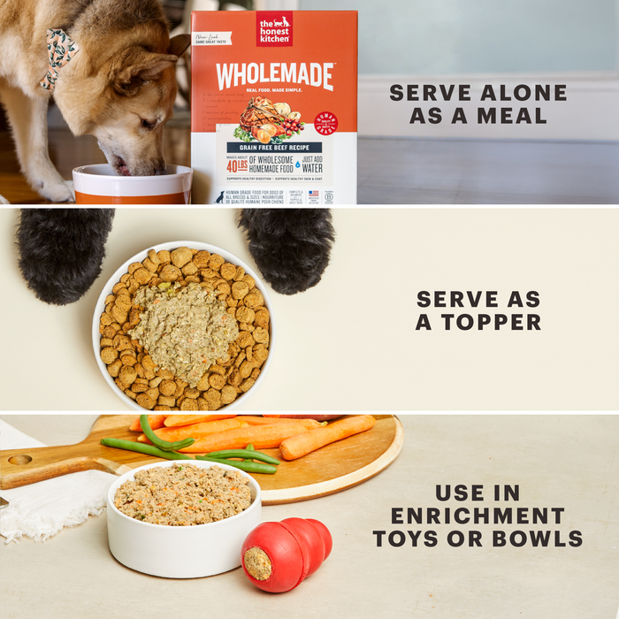 The Honest Kitchen Whole Grain Chicken, Oat & Salmon Puppy Recipe Dehydrated Dog Food