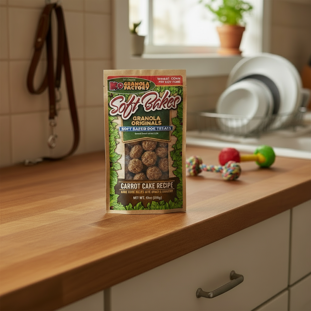 K9 Granola Factory Soft Bakes Dog Treats - Carrot Cake