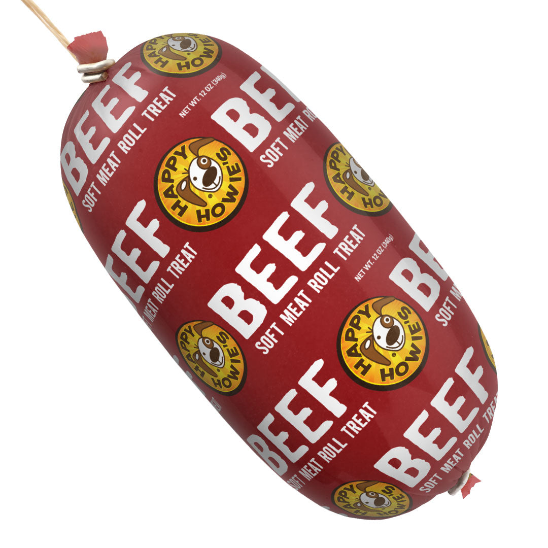 Happy Howie's USA Meaty Dog Treat Roll, Beef