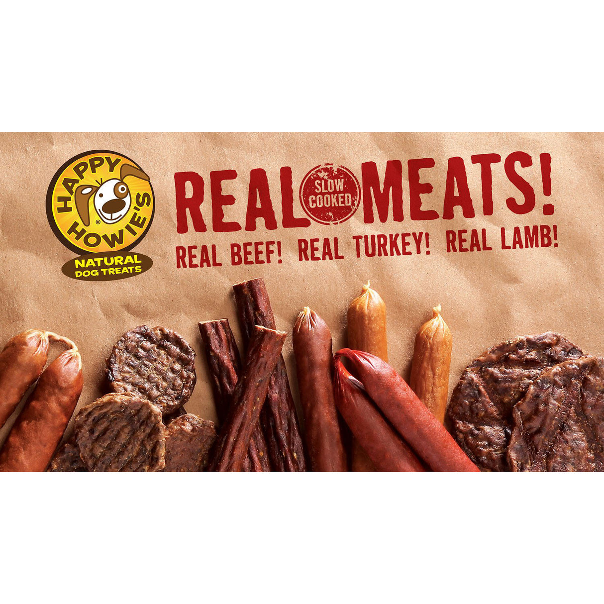 Happy Howie's USA Lamb Sausage Meaty Dog Treats