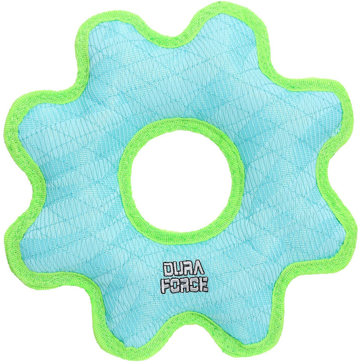Tuffy Duraforce Gear Ring Tough Dog Toy, Green