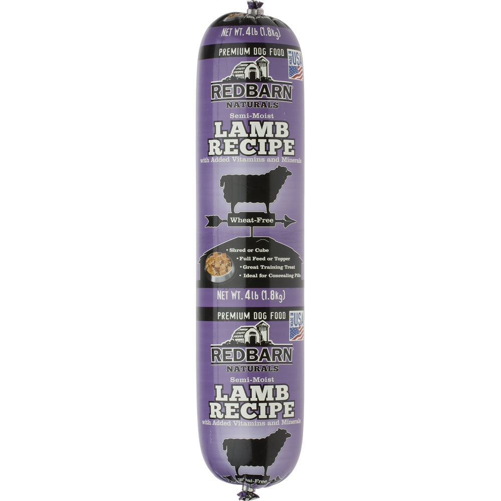 Redbarn Dog Food Roll, Lamb