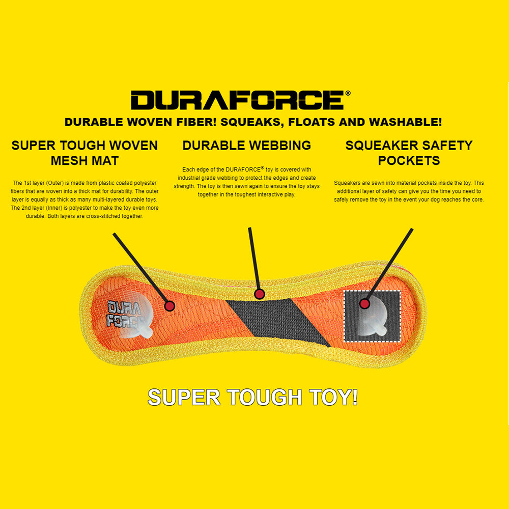 Tuffy Duraforce Trangle Ring Tough Dog Toy