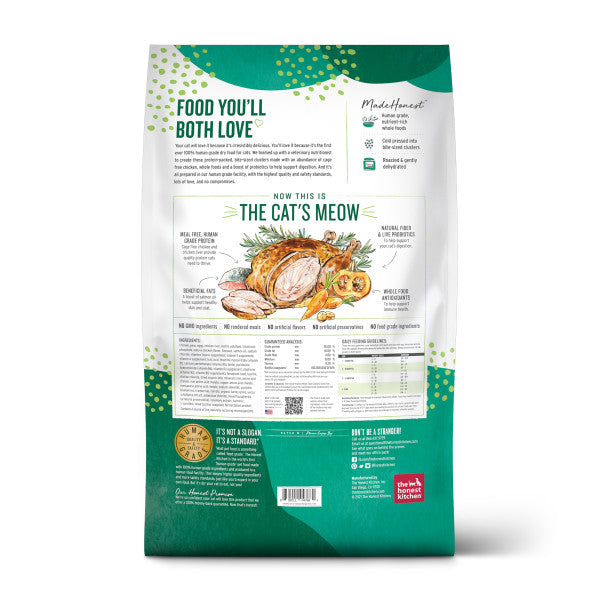 The Honest Kitchen Gourmet Whole Food Clusters Grain Free Chicken Dry Cat Food