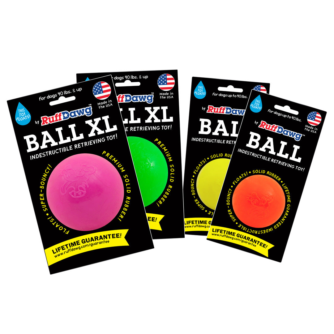 RuffDawg USA Indestructible Ball Dog Toy
