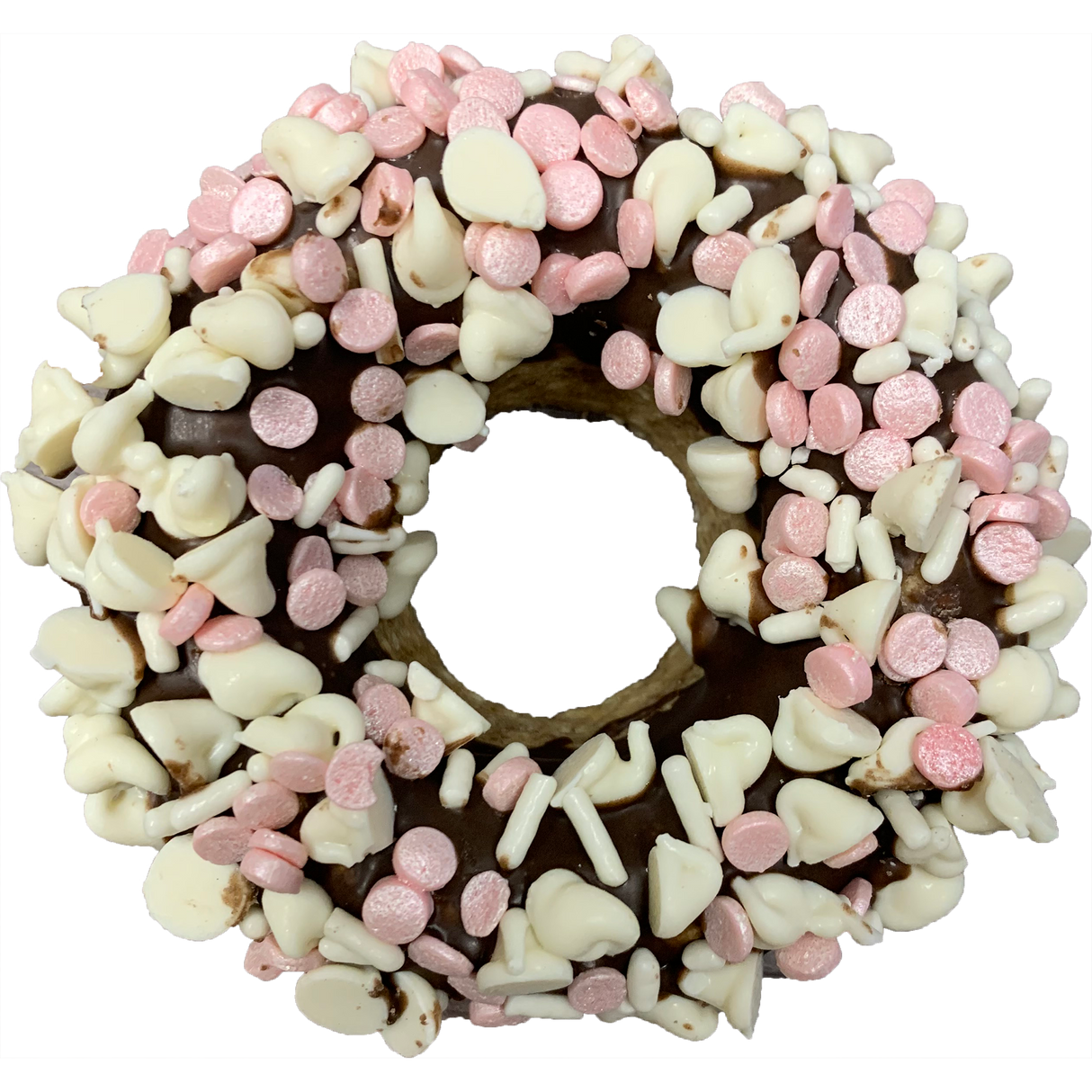 K9 Granola Factory Donut Shop Gourmet Donut For Dogs, Carob Covered Strawberry