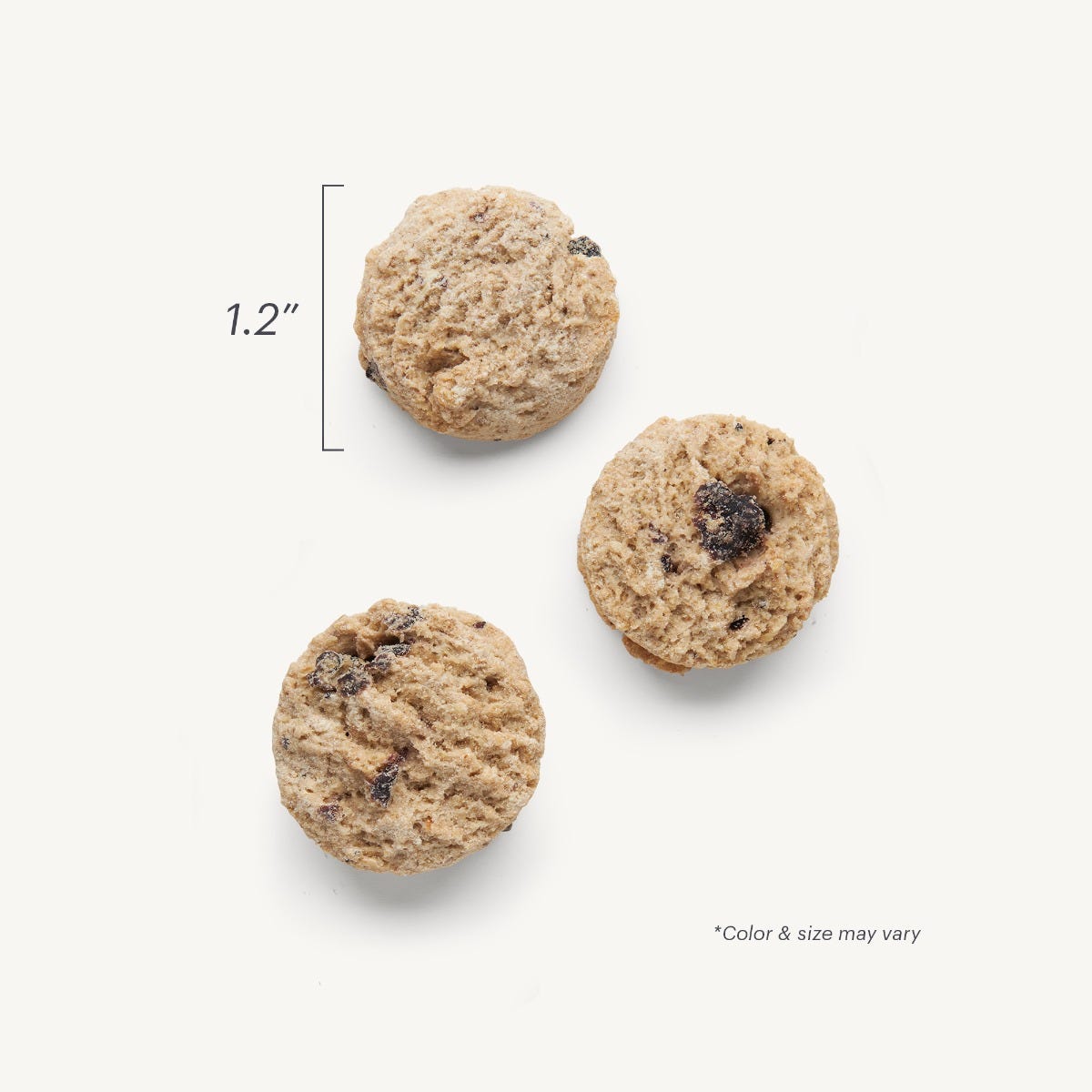 The Honest Kitchen Goats Milk N' Cookies Blueberry & Vanilla Treats For Dogs