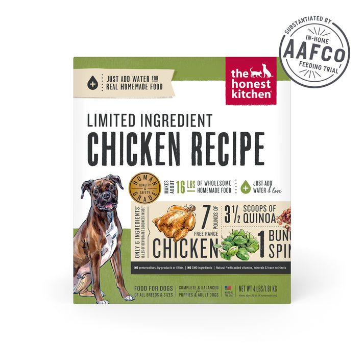 The Honest Kitchen Limited Ingredient Chicken Dehydrated Dog Food
