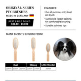 Chris Christensen Original Series Oval Pin Brush For Dogs, 20mm