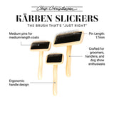 Chris Christensen Karben Slicker Brush For Dogs, Medium
