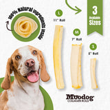 Palz&Co Moodog Beef Corium Collagen Roll Dog Treat, Bacon