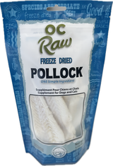 OC Raw Pollock Freeze Dried Dog Treats, 3.2oz
