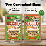 K9 Granola Factory Simply Biscuits Peanut Butter Dog Treats, Medium