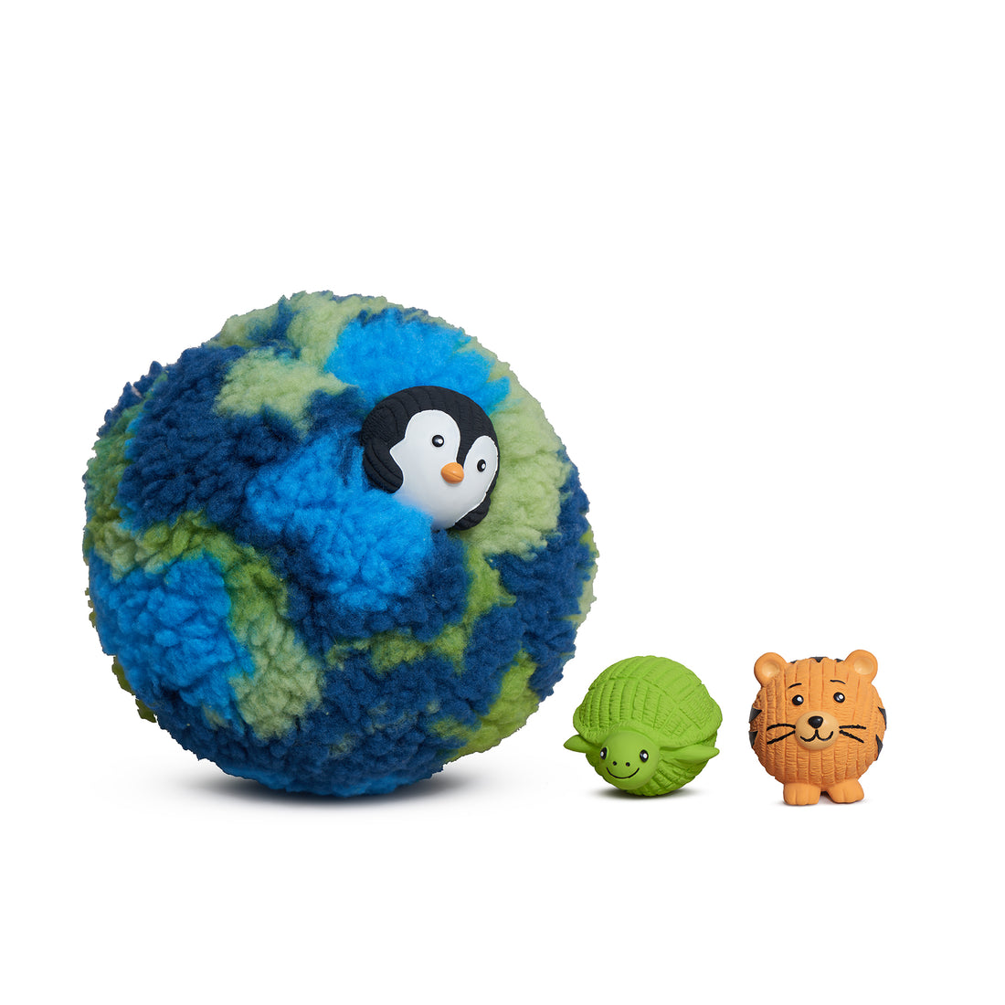 HuggleHounds HuggleSnuffles SnuffleSphere Puzzle Ball Durable Squeaky Interactive Dog Toy