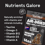 The Real Meat Company Air-Dried Cat Food, Venison