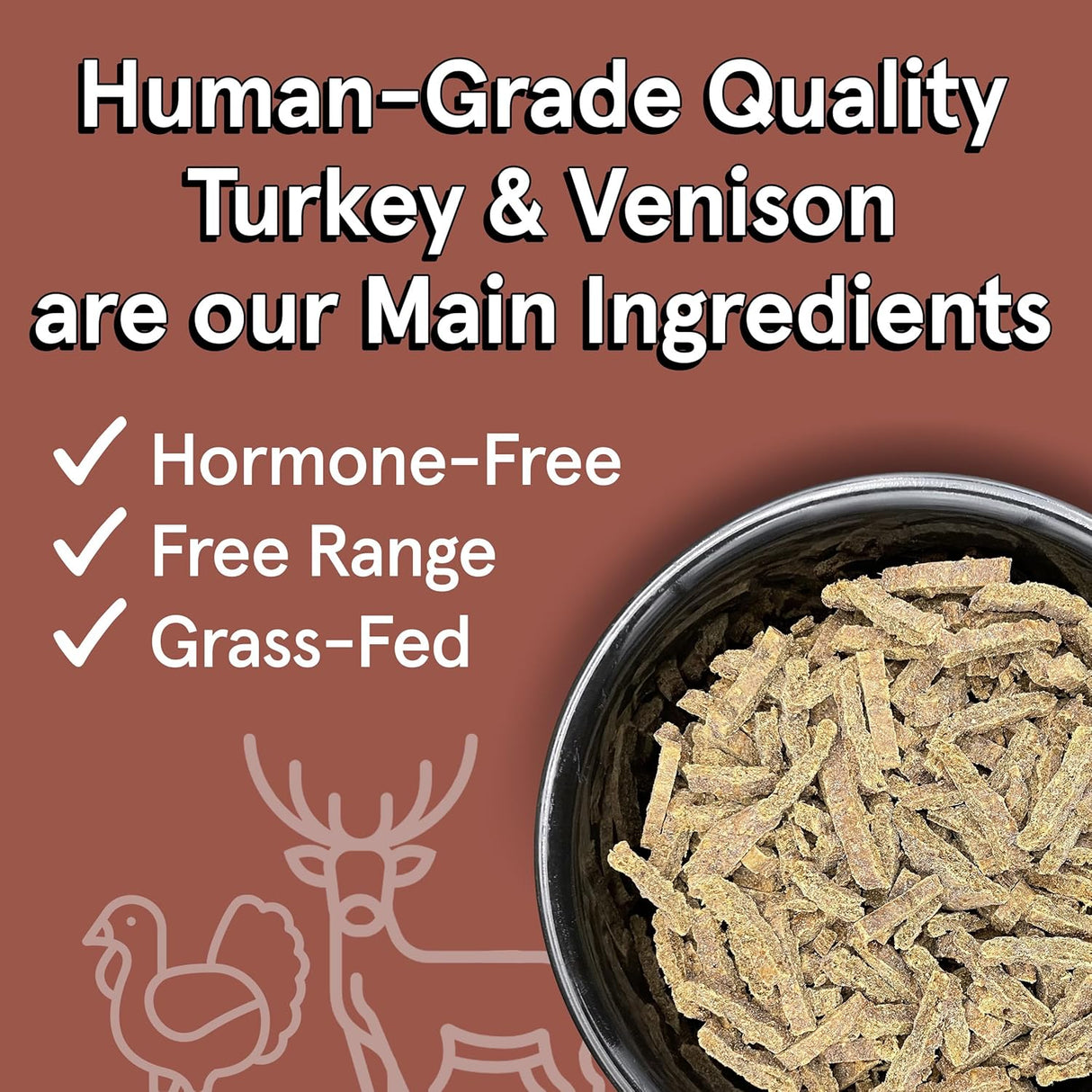 The Real Meat Company Air-Dried Dog Food, Turkey & Venison
