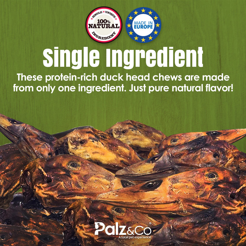 Palz&Co Birddog Duck Head Dog Treats, 20ct