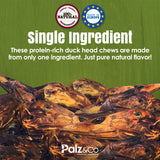 Palz&Co Birddog Duck Head Dog Treats, 20ct