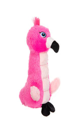 Growl Belly Burdz Plush Dog Toy, Pink