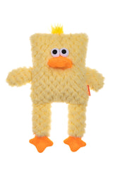Growl Block Heads Plush Dog Toy, Chick