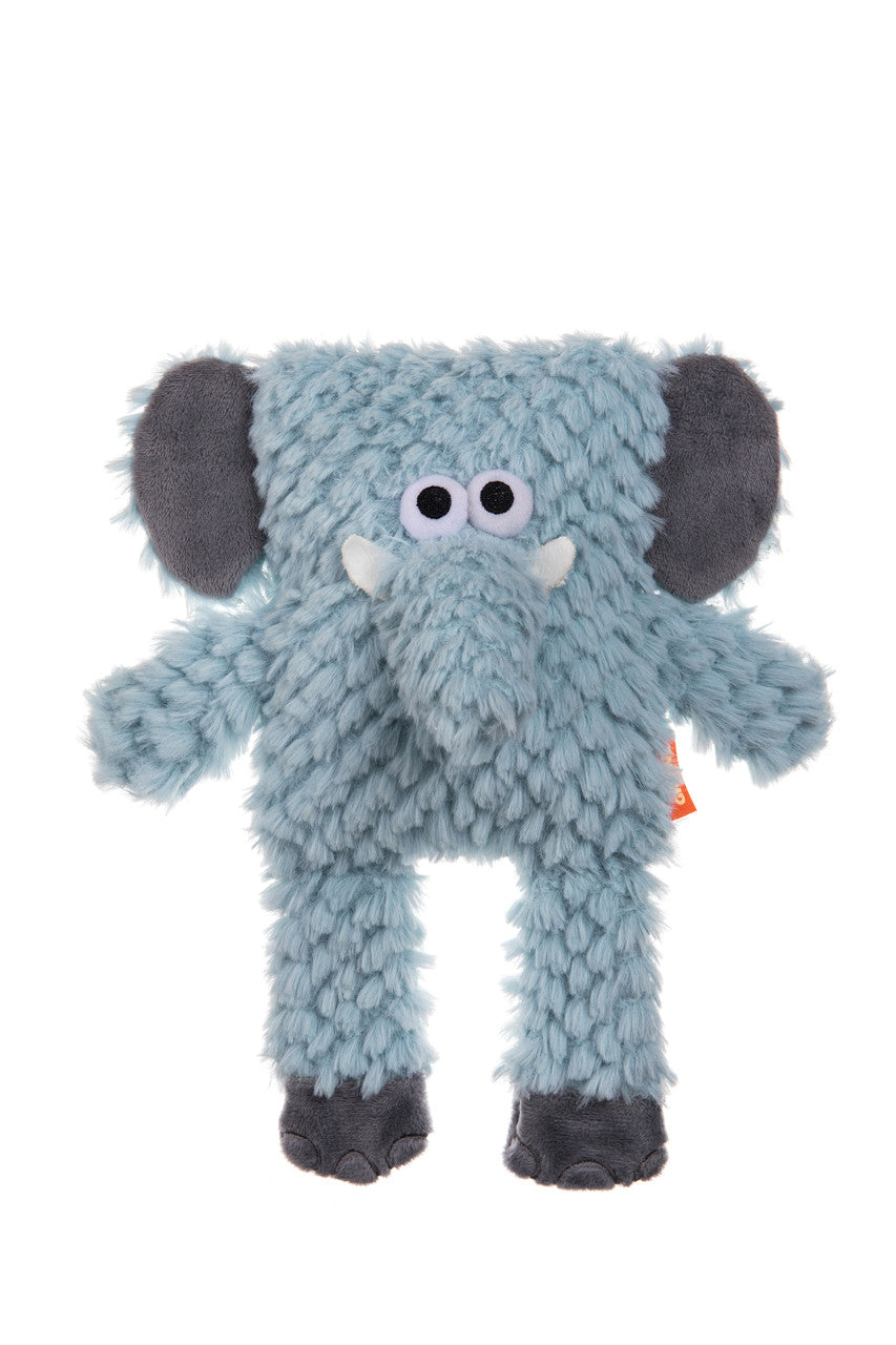 Growl Block Heads Plush Dog Toy, Elephant