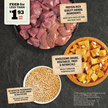 Acana Wholesome Grains Duck & Pumpkin Recipe Dry Dog Food