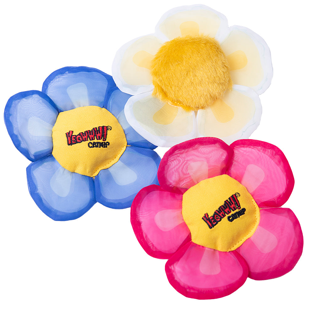 Yeowww! Catnip Filled Daisy's Flower Top Cat Toy