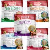 Goodness Gracious Human Grade Synthetic Free Gently Cooked Frozen Dog Food