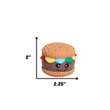 HuggleHounds Ruff-Tex Big Buns Foodies Rubber Squeaky Dog Toy