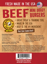 Happy Howie's USA Baker's Dozen Beef Burger Meaty Dog Treats, 2"