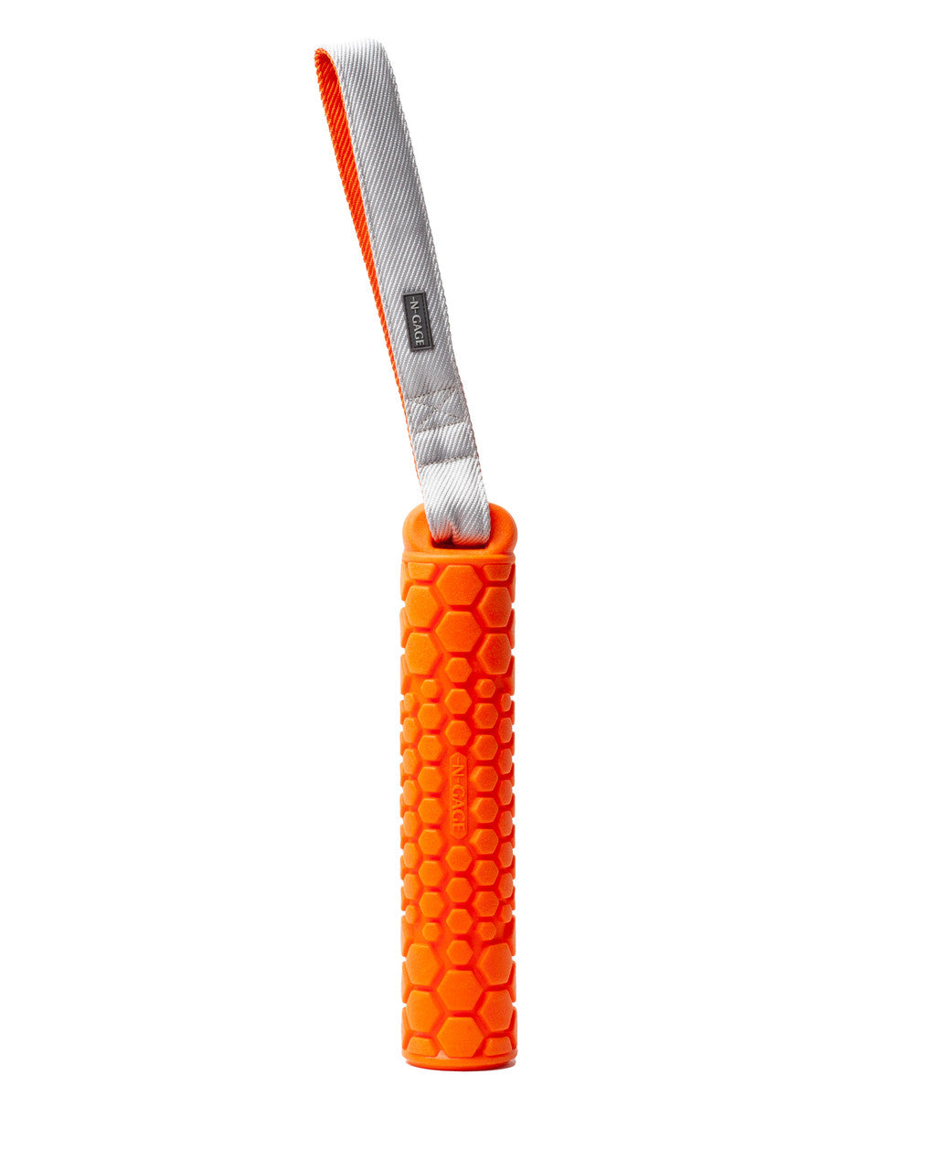 N GAGE Classic Bumper Regular Interactive Rubber Dog Toy,  Orange