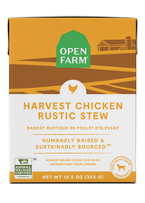 Open Farm Harvest Chicken Rustic Stew Wet Dog Food, 12/12.5oz