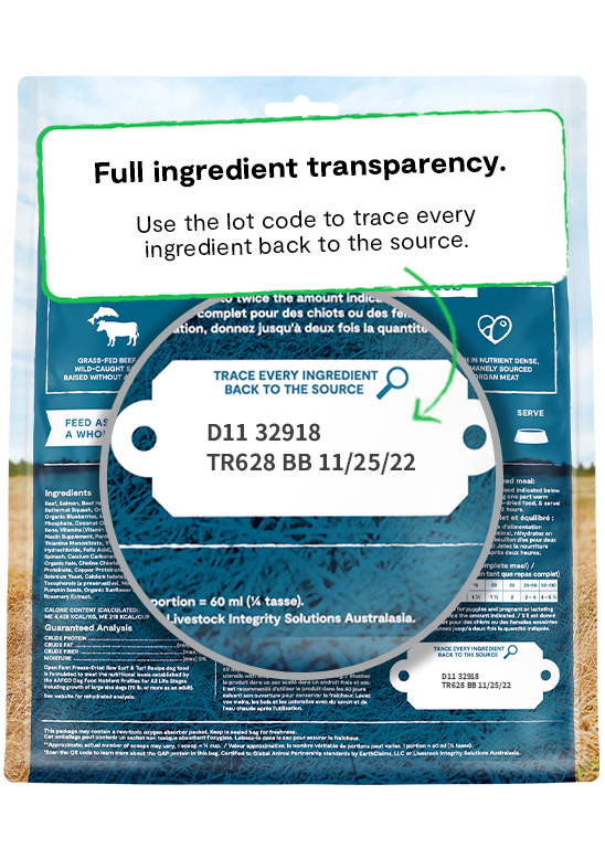Open Farm Surf & Turf Recipe Freeze Dried Raw Dog Food