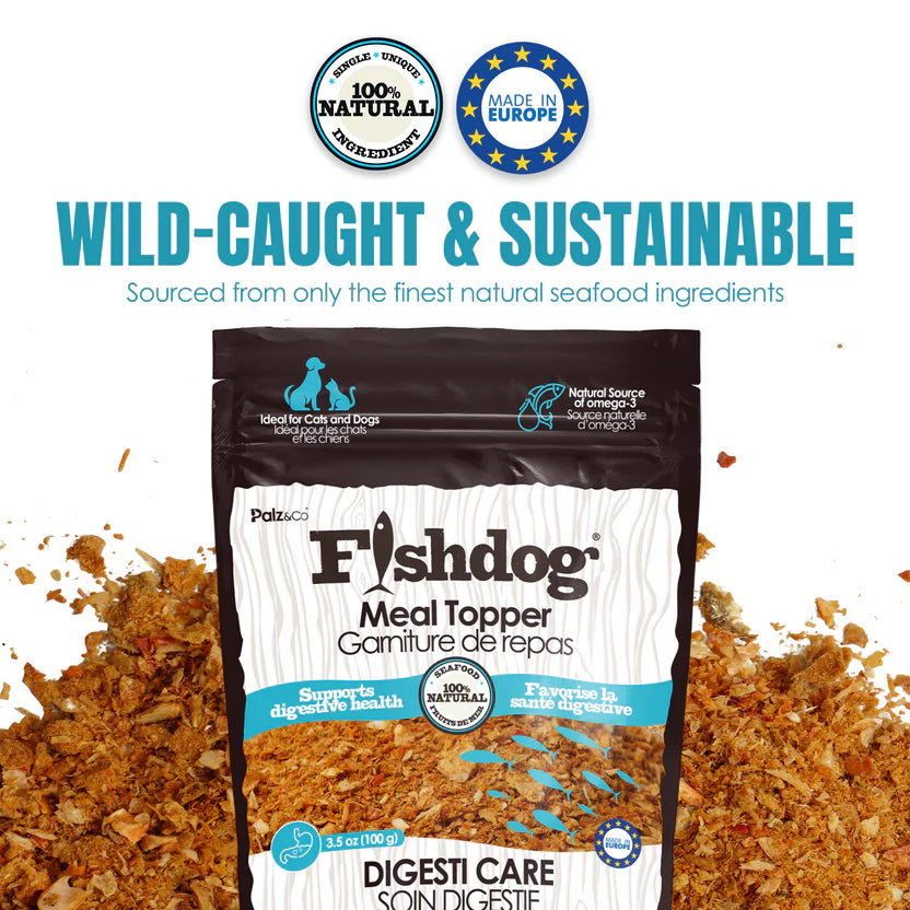 Palz&Co Fishdog Meal Toppers, 3.5oz