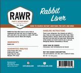 RAWR Frozen Parts Department Food Toppers and Treats for Dogs and Cats