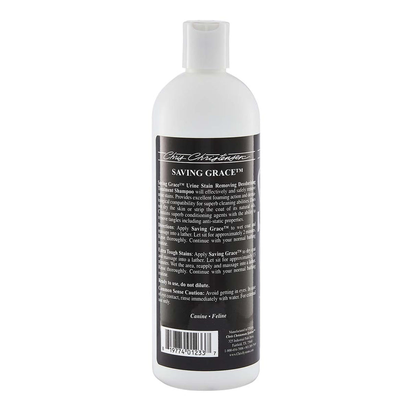 Chris Christensen Diamond Series Saving Grace Urine Stain Removing Shampoo for Dogs and Cats, 16oz