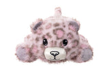 Growl Snugglez Plush Dog Toy, Snow Leopard